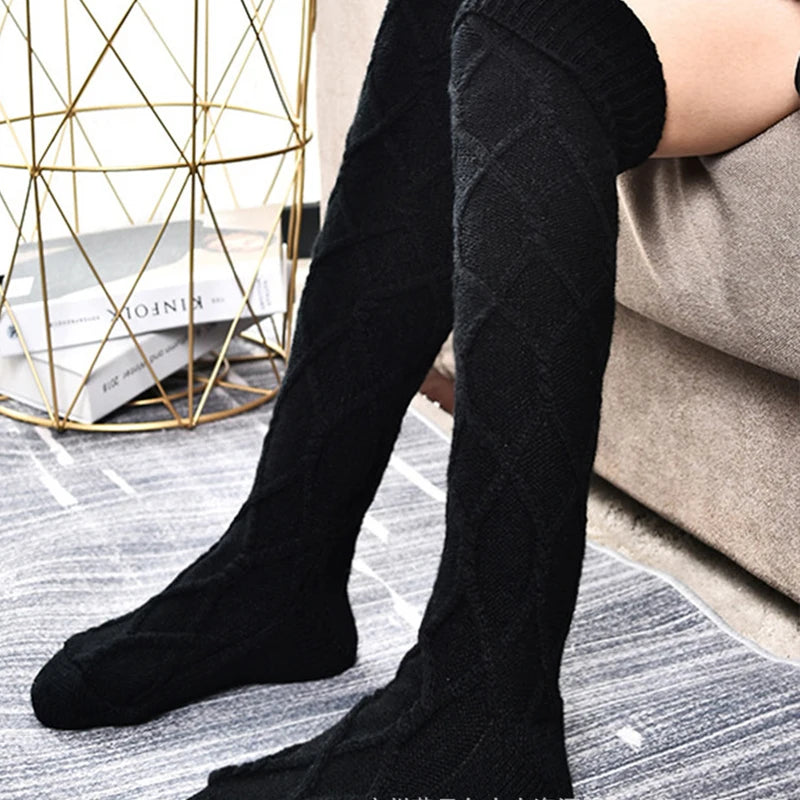 Hot Selling Woolen Socks Thickened Stockings Woolen Ball Socks Pile Up Socks Winter New Stockings  Bow Knots Woolen balls