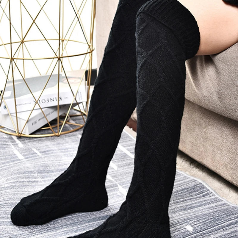 Hot Selling Woolen Socks Thickened Stockings Woolen Ball Socks Pile Up Socks Winter New Stockings  Bow Knots Woolen balls